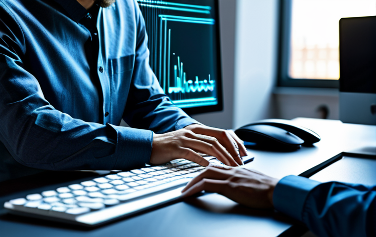 A professional content creator, fully clothed in a modest business casual outfit, sits at a sleek, minimalist desk in a bright, modern digital studio. Their hands are gracefully positioned over a keyboard, with abstract, glowing lines of code and data subtly flowing from the screen, symbolizing AI assistance. The background features blurred tech elements and soft, futuristic lighting, representing a collaborative digital environment. The creator's expression is focused and thoughtful, reflecting creative synergy. The image emphasizes innovation and partnership between human intelligence and artificial intelligence. Safe for work, appropriate content, fully clothed, professional dress, perfect anatomy, correct proportions, natural pose, well-formed hands, proper finger count, natural body proportions, high-quality digital illustration.