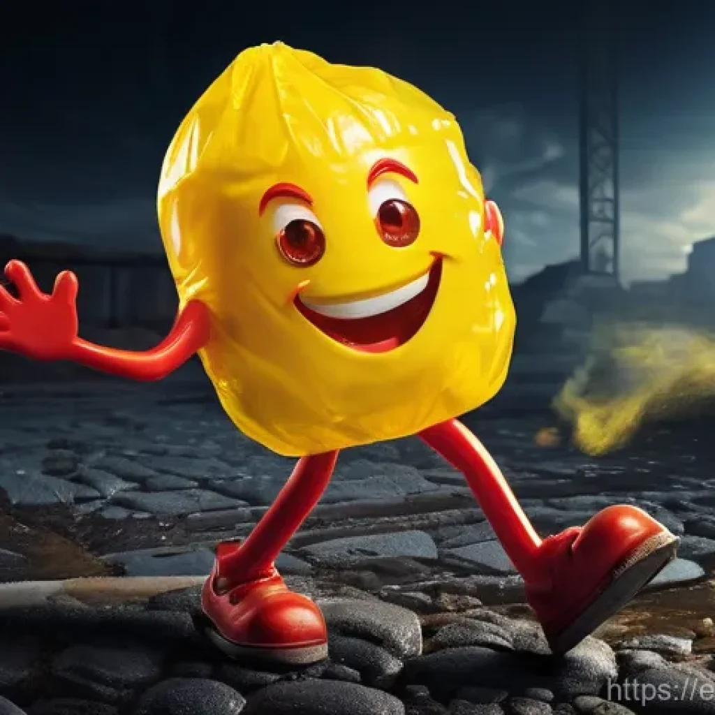 라바와 함께한 어린이 프로그램 - **Prompt 1: The Misadventure of the Giant Candy**
    "Two animated larvae, Red (small, fiery red, e...