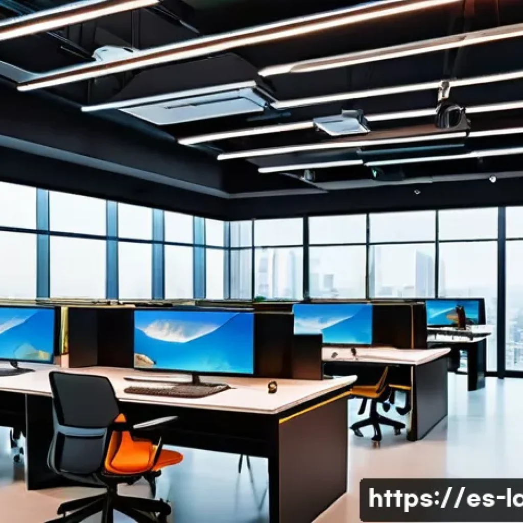 라바 제작사 투바앤의 향후 프로젝트 - A vibrant animation studio workspace filled with diverse creative professionals collaborating on fut...