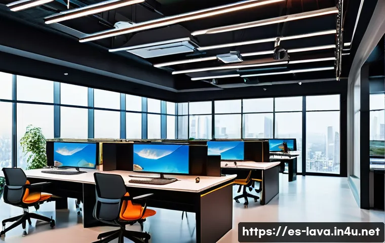 라바 제작사 투바앤의 향후 프로젝트 - A vibrant animation studio workspace filled with diverse creative professionals collaborating on fut...